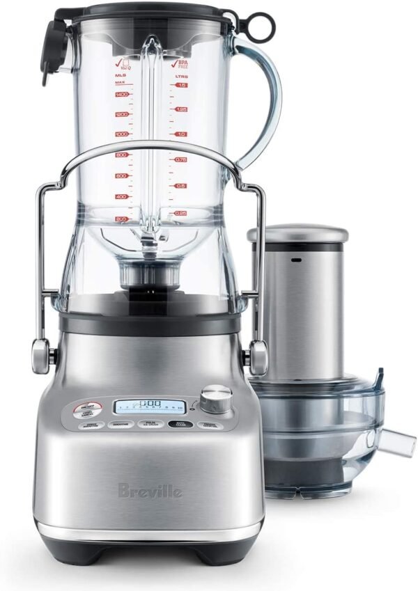 Breville 3X Bluicer Pro Blender & Juicer, Brushed Stainless Steel, BJB815BSS - Image 3