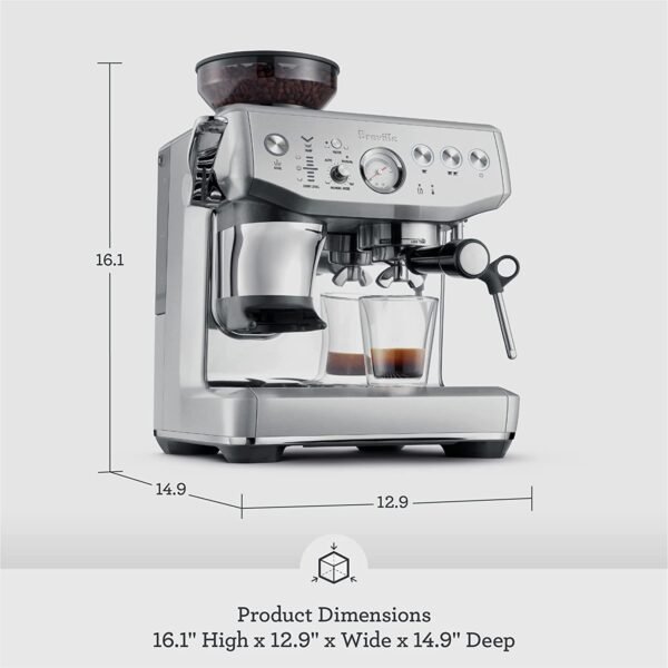 the Barista Express® Impress Espresso Machine, Brushed Stainless Steel, BES876BSS - Image 6