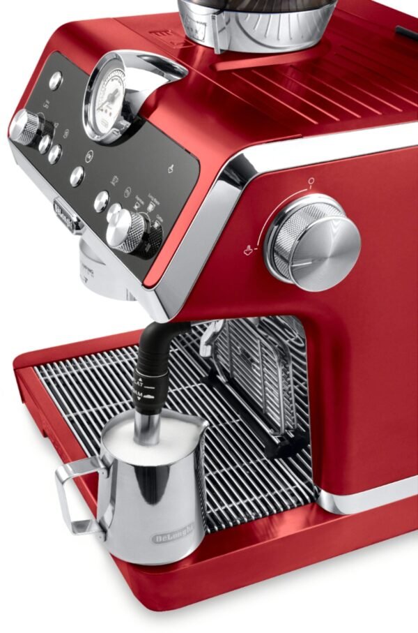 De’Longhi – La Specialista Prestigio Espresso Machine with Active Temperature Control and Dual Heating System – Red - Image 7