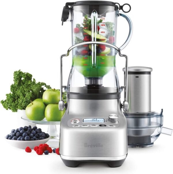 Breville 3X Bluicer Pro Blender & Juicer, Brushed Stainless Steel, BJB815BSS - Image 5