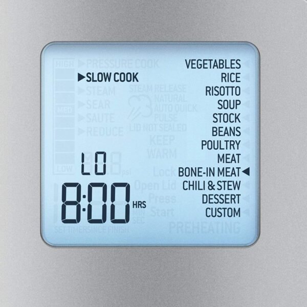 Breville BPR700BSS Fast Slow Pro Slow Cooker, Brushed Stainless Steel - Image 4