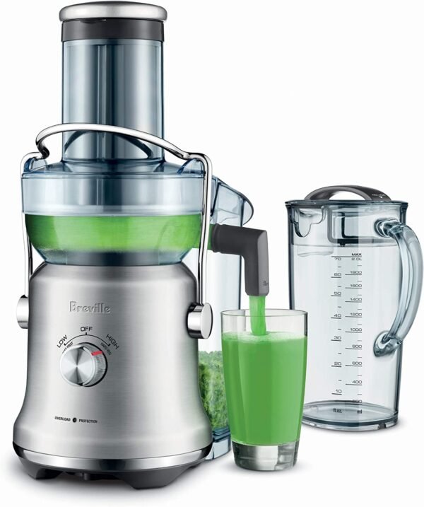 Breville Juice Fountain Cold Plus Juicer, BJE530, Brushed Stainless Steel - Image 3