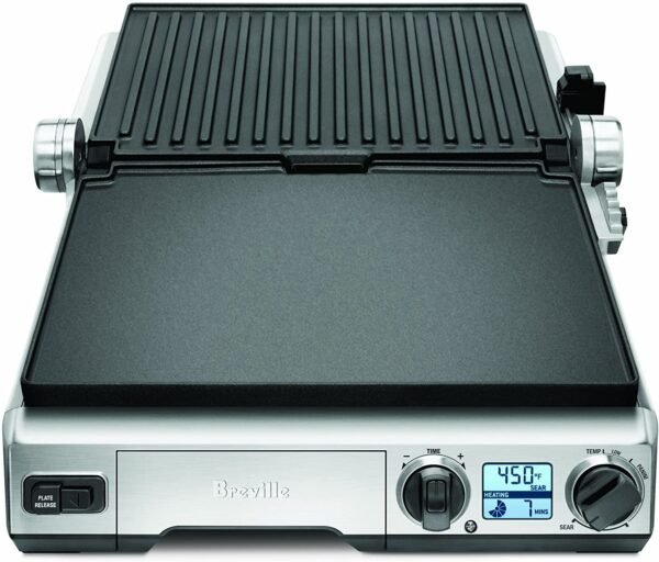 Breville BGR820XL Smart Grill, Electric Countertop Grill, Brushed Stainless Steel. - Image 4