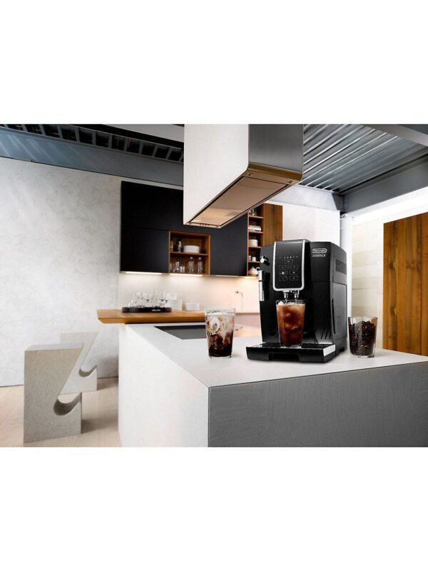De’Longhi – Dinamica Espresso Machine with 15 bars of pressure and Milk Frother – Black/Stainless - Image 6