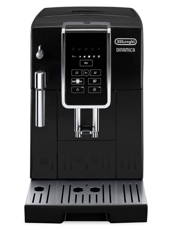 De’Longhi – Dinamica Espresso Machine with 15 bars of pressure and Milk Frother – Black/Stainless - Image 2